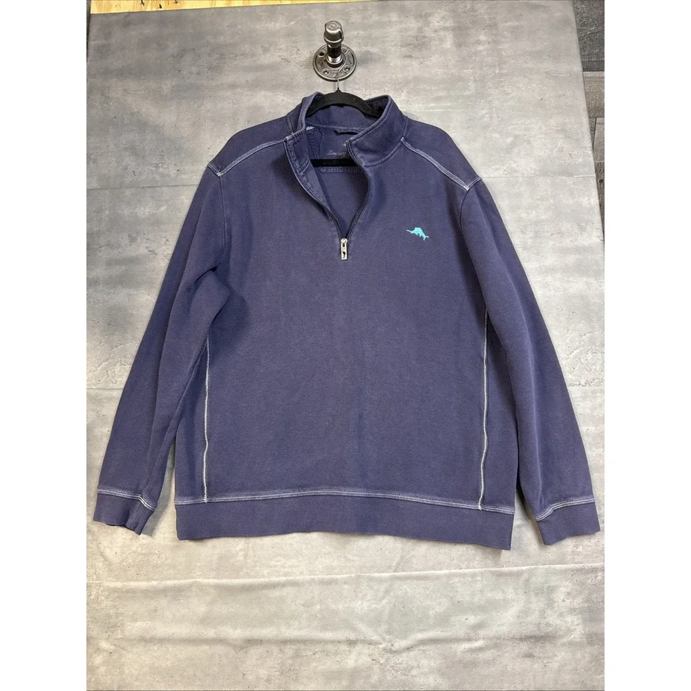 Tommy Bahama Tobago Bay half-zip pullover Navy XL